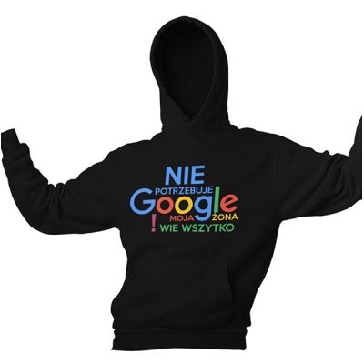 BLUZA Z KAPTUREM GOOGLE ŻONA